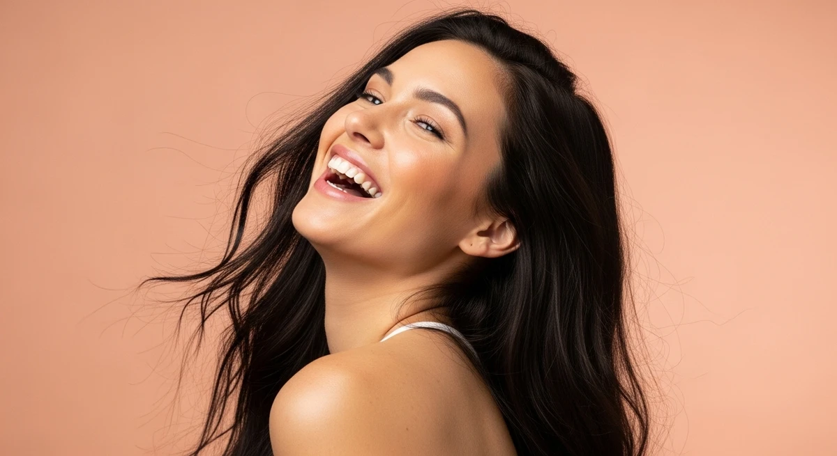 Paciente de Smila sonriendo a mitad de su tratamiento
